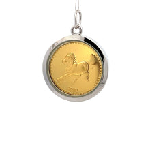 Year of the Horse Tri-Dhatu Pendant – Handcrafted Chinese Zodiac Talisman in Gold, Silver & Copper for Passion, Freedom & Drive Gift