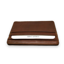 Credit Card Holder Leather Umberto Ferreti Made In Italy Organizer