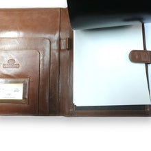 A4 Notepad Holder Leather Umberto Ferreti Made In Italy Organizer