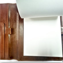 A5 Notepad Holder Leather Umberto Ferreti Made In Italy Organizer
