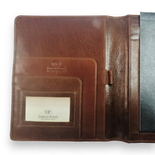 A5 Notepad Holder Leather Umberto Ferreti Made In Italy Organizer