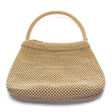 Handmade Purse Luxury Ivory Pearls Beaded Shoulder Strap Sling