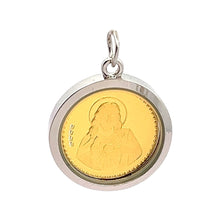 Tri-Dhatu Jesus Christ Pendant – Handcrafted Unisex Talisman in Gold Silver & Copper for Faith Redemption & Spiritual