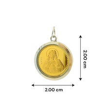 Tri-Dhatu Jesus Christ Pendant – Handcrafted Unisex Talisman in Gold Silver & Copper for Faith Redemption & Spiritual