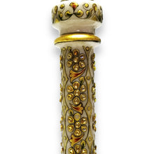 24K Gold Marble Handcrafted Mid Century Table Lamp Stand