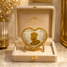 Luxury 999 Silver Heart Coin 10 Gram | Collectible Gift Keepsake - Coins