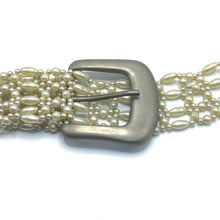 Handcrafted Pearl Fusion of Drop and Round Shaped Buckled Belt Unique Giftware