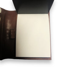 Pocket Notepad Holder Leather Umberto Ferreti Made In Italy Organizer