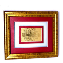 Maha Lakshmi 24K Gold Foil Frame Divine Goddess of Wealth Auspicious Religious Gift for Prosperity & Blessings Perfect