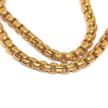 Micron Plated Gold Jewelry Necklace Box Chain Jewelry - Necklace