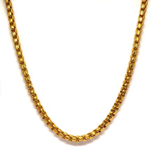 Micron Plated Gold Jewelry Necklace Box Chain Jewelry - Necklace