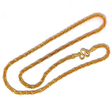 Micron Gold Plated Twisted Stylish Chain Necklace Jewelry - Necklace