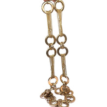 Multi Layer Stationed Hoop and Chain Rose Gold Necklace with Extension – Feminine Layered Statement Jewelry - Necklace