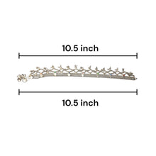 Multi Layered Traditional German Silver Payal Set with Heart Motifs & Anklet Pair - Anklet