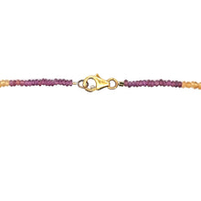 Natural Amethyst Citrine Iolite Topaz Rhodolite Peridot Gemstone Necklace | Rondelle 3mm Hand Facet Cut Beads | 14.5