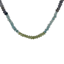 Natural Amethyst Citrine Iolite Topaz Rhodolite Peridot Gemstone Necklace | Rondelle 3mm Hand Facet Cut Beads | 14.5