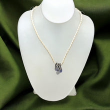 Natural Amethyst Gemstone 10mm Drop Shape Pendant With White Twisted Cord Necklace Linked To Relaxation And Mental Calm