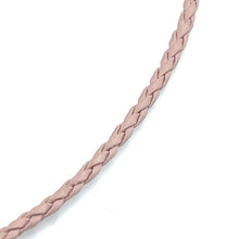 Natural Amethyst Gemstone 5-10mm Drop Shape Pendant With Light Pink Twisted Cord Necklace Associated With Calming