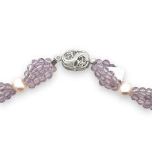 Natural Amethyst Swiss Blue Topaz Peridot Citrine Pearl Gemstone Necklace