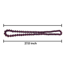 Natural Authentic Ruby Bead Necklace | Smooth 11-12mm Rondelle Beads 69 Pcs 882.50 Carats | Rich Crimson Red VVS