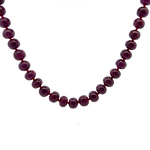 Natural Authentic Ruby Bead Necklace | Smooth 11-12mm Rondelle Beads 69 Pcs 882.50 Carats | Rich Crimson Red VVS