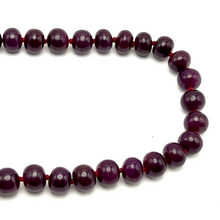 Natural Authentic Ruby Bead Necklace | Smooth 11-12mm Rondelle Beads 69 Pcs 882.50 Carats | Rich Crimson Red VVS
