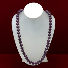 Natural Authentic Ruby Bead Necklace | Smooth 11-12mm Rondelle Beads 69 Pcs 882.50 Carats | Rich Crimson Red VVS