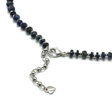 Natural Black Spinel Faceted Rondelle Beaded Necklace | 4.5mm | 925 Sterling Silver | VVS1 Clarity | 18 Inch Strand