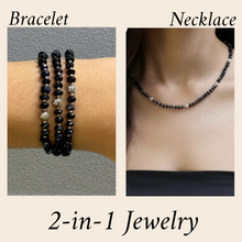 Natural Black Spinel Faceted Rondelle Beaded Necklace | 4.5mm | 925 Sterling Silver | VVS1 Clarity | 18 Inch Strand