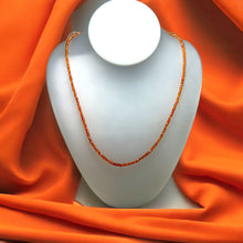 Natural Carnelian Rondelle Facet Bead Gemstone Necklace Jewelry