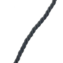 Natural Chalcedony Gemstone 21mm Tumble Shape with Black Twisted Cord Pendant Necklace - Necklace