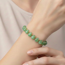 Natural Chrysoprase 8mm Pear Briolette Bracelet | 9 Inch Dangle Gemstone Contemporary Style Gift - Bracelet