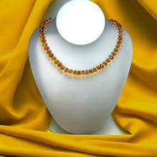 Natural Citrine Briolette Drop Gemstone Necklace Jewelry