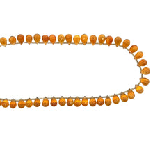 Natural Citrine Briolette Drop Gemstone Necklace Jewelry