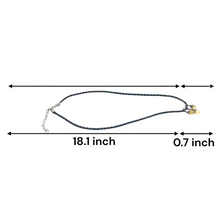 Natural Citrine Gemstone 10mm Drop Shape Pendant With Black Twisted Cord Necklace Known For Abundance Positivity