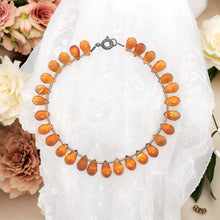 Natural Citrine Gemstone Bracelet | Briolette 8x6mm Rondelle Cut Gemstone Beads | 7.3 Inch November Birthstone Jewelry