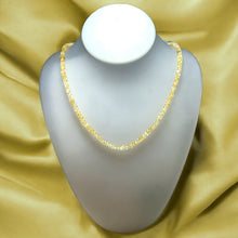 Natural Citrine Gemstone Necklace | Rondelle 5mm Faceted Cut Gemstone Beads | 17 Inch November Birthstone Jewelry