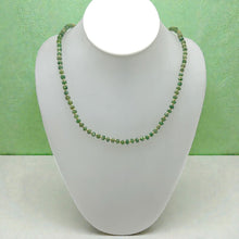 Natural Emerald | 925 Sterling Silver | Faceted Rondelle Beaded Necklace | 5mm | Rich Green | VVS1 Clarity | 18 Inch