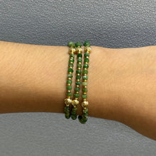 Natural Emerald | 925 Sterling Silver | Faceted Rondelle Beaded Necklace | 4mm | Forest Green | VVS1 Clarity | 18 Inch