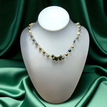 Natural Emerald Gemstone Necklace | Heart 7mm Briolette Cut Beads | 15.2 Inch May Birthstone Jewelry - Necklace