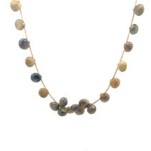Natural Emerald Gemstone Necklace | Heart 7mm Briolette Cut Beads | 15.2 Inch May Birthstone Jewelry - Necklace