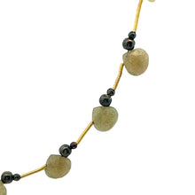 Natural Emerald Gemstone Necklace | Heart 7mm Briolette Cut Gemstone Beads | 16.9 Inch May Birthstone Jewelry - Necklace