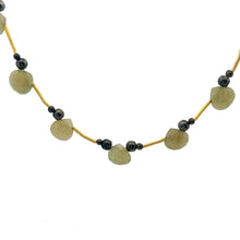 Natural Emerald Gemstone Necklace | Heart 7mm Briolette Cut Gemstone Beads | 16.9 Inch May Birthstone Jewelry - Necklace