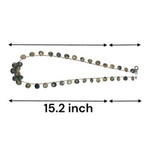 Natural Emerald Gemstone Necklace | Heart 7mm Briolette Cut Beads | 15.2 Inch May Birthstone Jewelry - Necklace