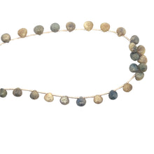 Natural Emerald Gemstone Necklace | Heart 7mm Briolette Cut Beads | 15.2 Inch May Birthstone Jewelry - Necklace