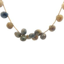 Natural Emerald Gemstone Necklace | Heart 7mm Briolette Cut Beads | 15.2 Inch May Birthstone Jewelry - Necklace
