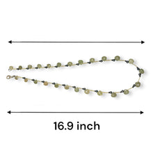 Natural Emerald Gemstone Necklace | Heart 7mm Briolette Cut Gemstone Beads | 16.9 Inch May Birthstone Jewelry - Necklace