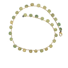 Natural Emerald Heart Briolette Bead Gemstone Necklace Jewelry