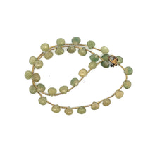 Natural Emerald Heart Briolette Bead Gemstone Necklace Jewelry