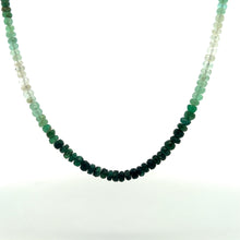 Natural Emerald Rondelle Facet Cut Beads Precious Necklace